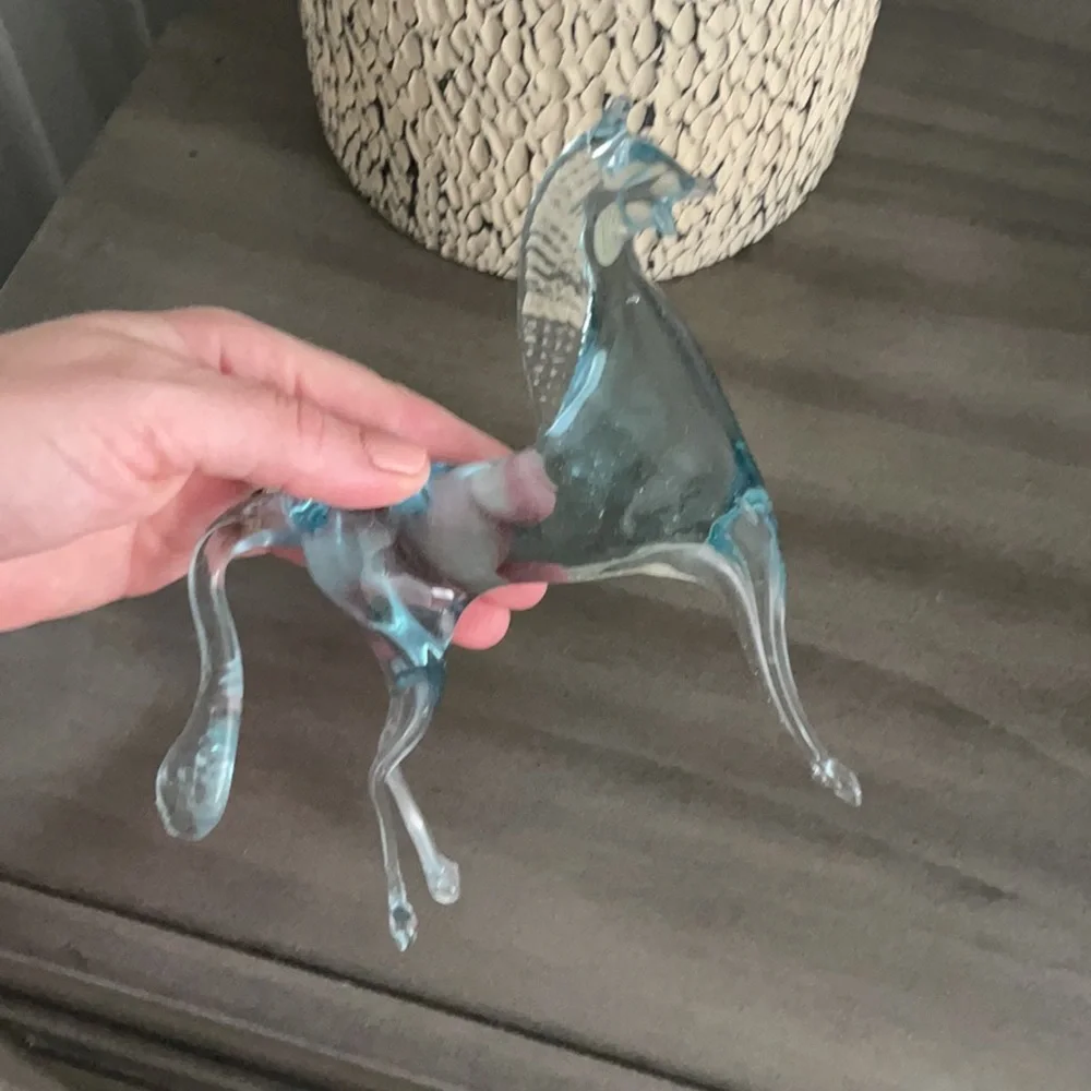 Glass horse from Russia